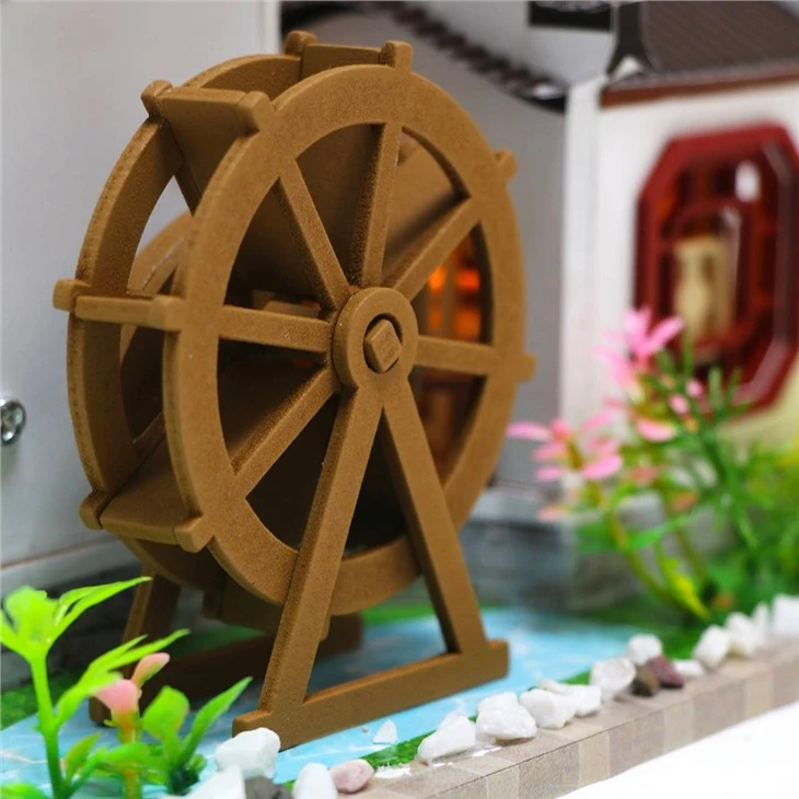 Hongda Lowest Price Product Kids Doll House Cute Tiny House Mini Craft Set