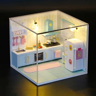 Hongda laste mänguasjad 2023 mänguasjad, lapsed, lapsed, tüdrukud, 3D vaiguga minikujukesed, 3D puidust pusle